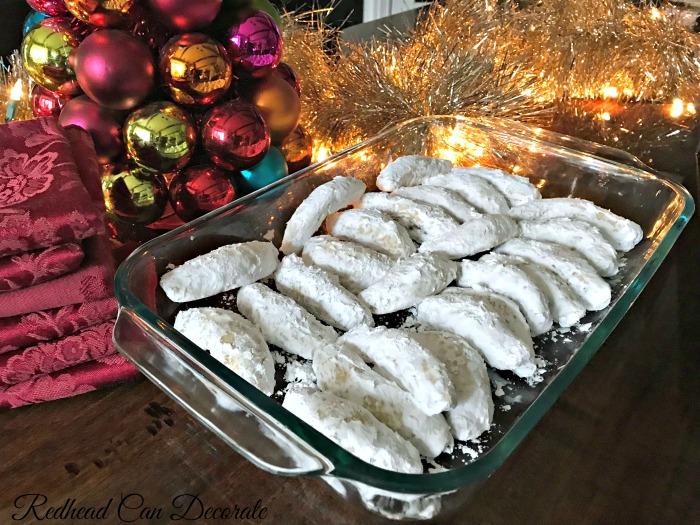 This vintage authentic Italian Horn Cookie Recipe will be your favorite Christmas cookie after you try them!  The dough is soft, fluffy, and filling is sweet!