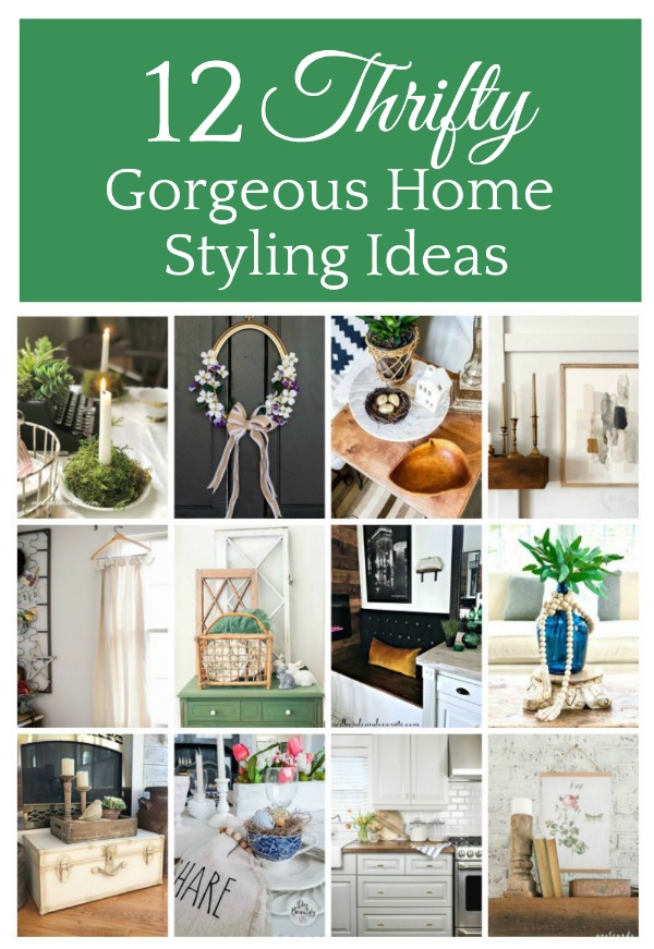 12 Gorgeous Home Styling ideas plus  Repurposed Vintage Clutch Purse in 7 ways!  Including home decor and organization!