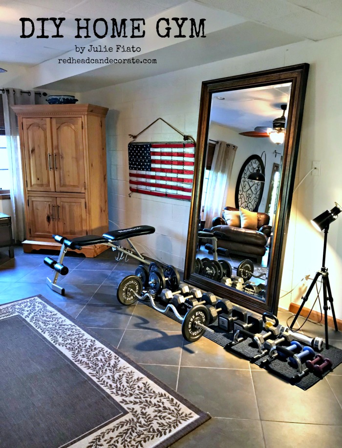 Clever and functional DIY Indoor Home Gym ideas for folks who can't go afford, or risk going to their local gym anymore.