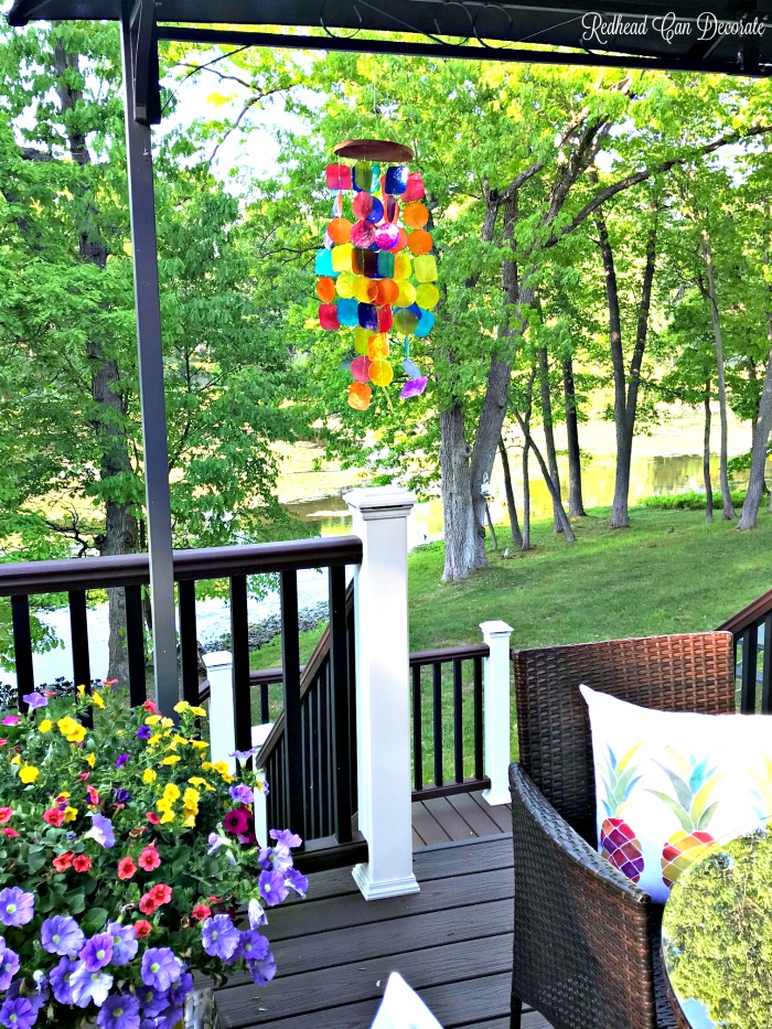 Gorgeous high quality handmade Capiz Rainbow Wind Chime would make a perfect gift, or will add color to your porch.  They come in many colors!