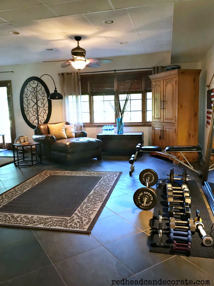 Clever and functional DIY Indoor Home Gym ideas for folks who can't go afford, or risk going to their local gym anymore.