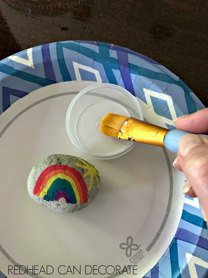 These DIY Rainbow Rocks are so simple to make and require no crafting skills!