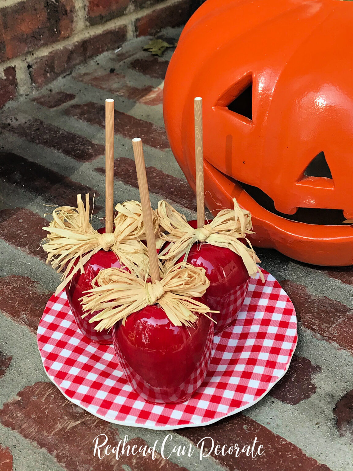 Faux Red Candy Apple Giveaway - Redhead Can Decorate