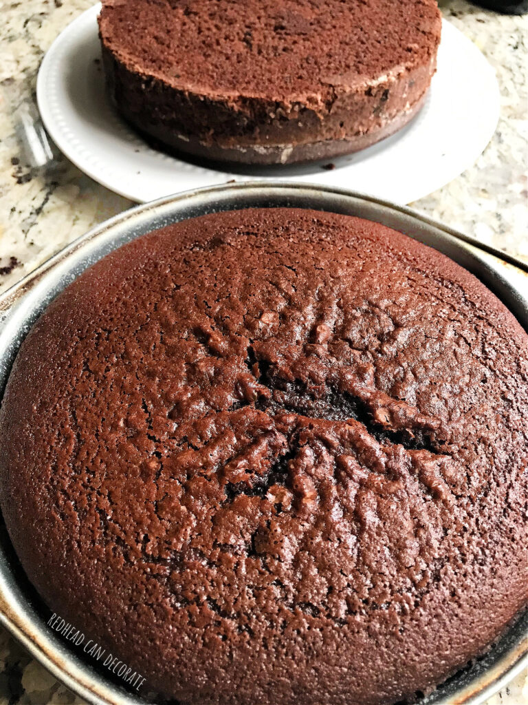 My mom began making this gorgeous "Chocolate Fudge Cake Recipe" in 1975 from Family Circle Magazine.  This from scratch recipe delivers moist chocolate cake wrapped with pure chocolate fudge frosting that is irresistible.