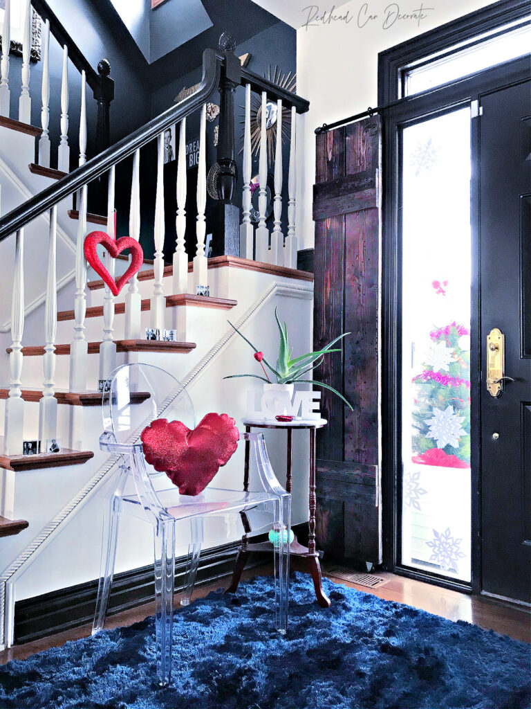 These simple Valentine's Day Red & Pink Whimsical Porch ideas will inspire you to decorate your porch today!