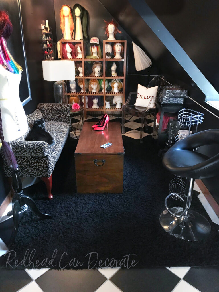 Got small spaces?  This Awkward Dormer Space Turned Cosplay Design Studio is loaded with small awkward home space ideas!  
