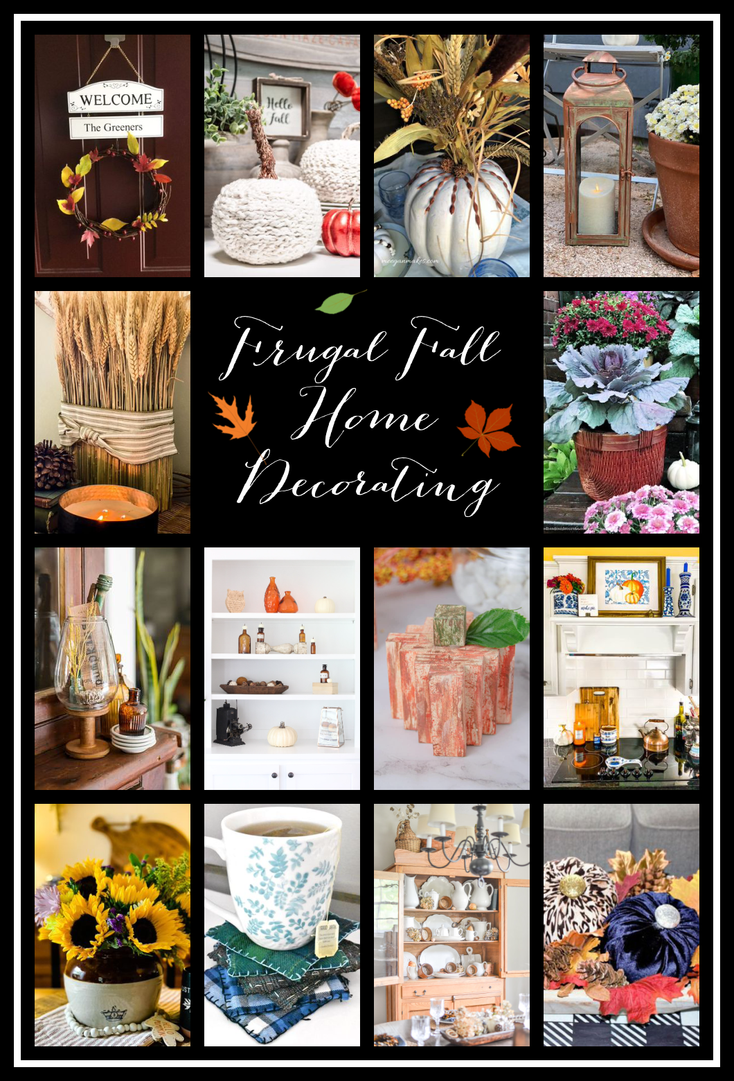 3 Thrifty Fall Planter Cover Ideas