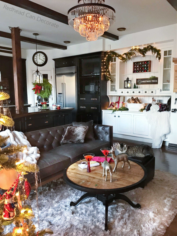 Our Cozy Christmas Kitchen Lounge ~ Holiday Housewalk 2021 - Redhead ...
