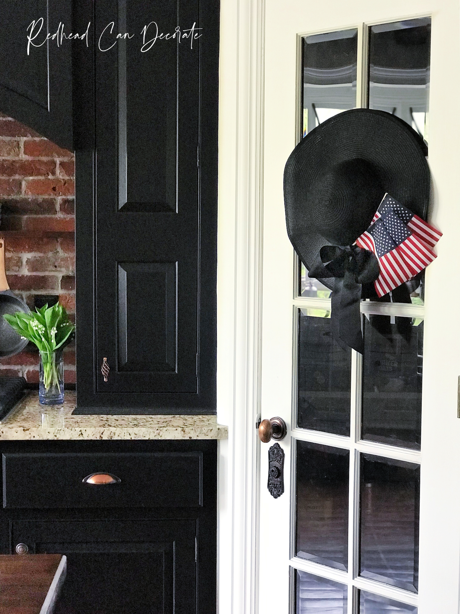 How to Create a Simple Patriotic Beach Hat Wreath