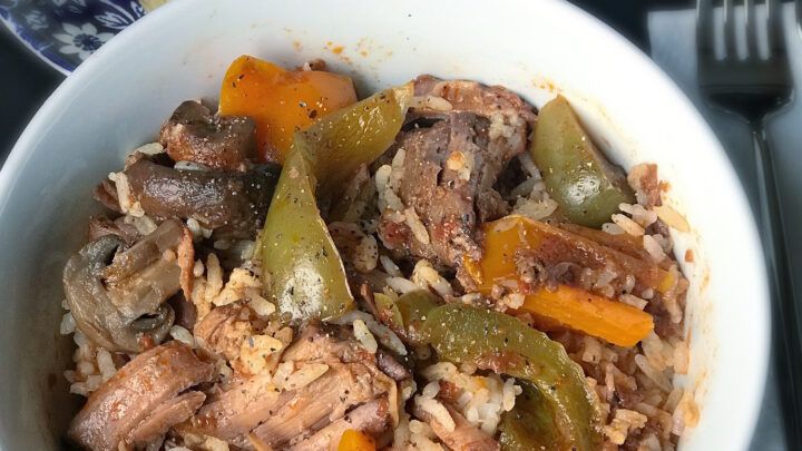 How to Make Beef & Peppers in the Crockpot