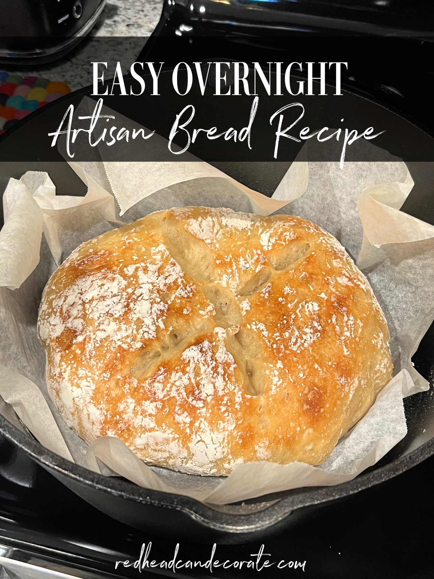 How To Make Dutch Oven Bread - NO Overnight Rise