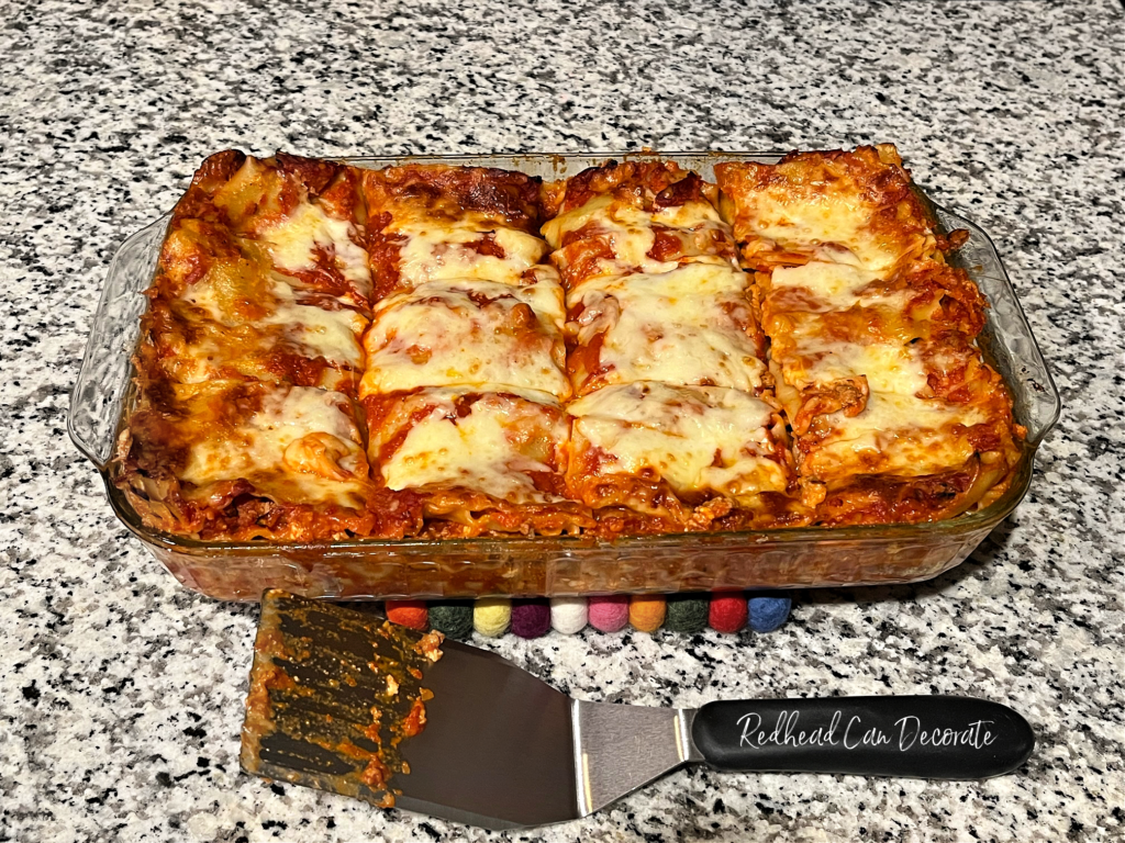 Redhead's Lasagna Recipe is made with old fashioned noodles layered with pure creamy whole milk cheese, and a comforting surprise ingredient that takes it over the top.