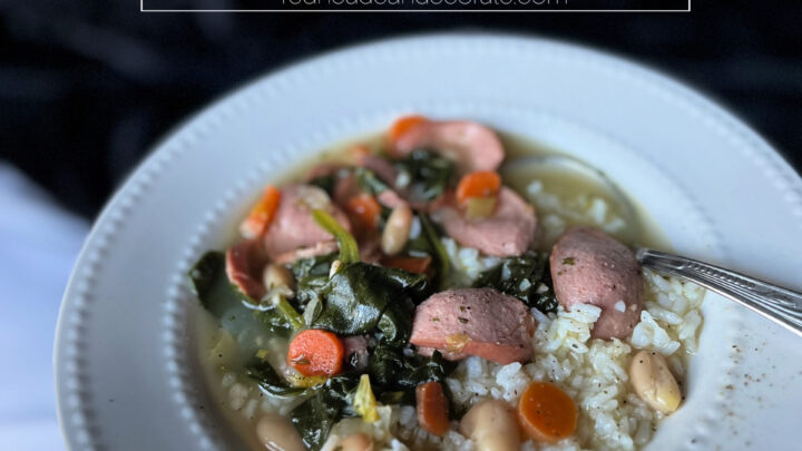 Redhead's Simple Sausage, Spinach, & Bean Soup Recipe
