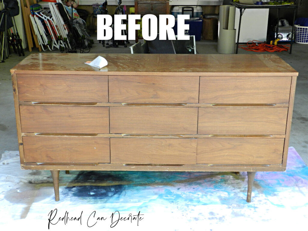 How to Turn a Thrift Store Dresser into a Built-in TV Stand the Easy Way