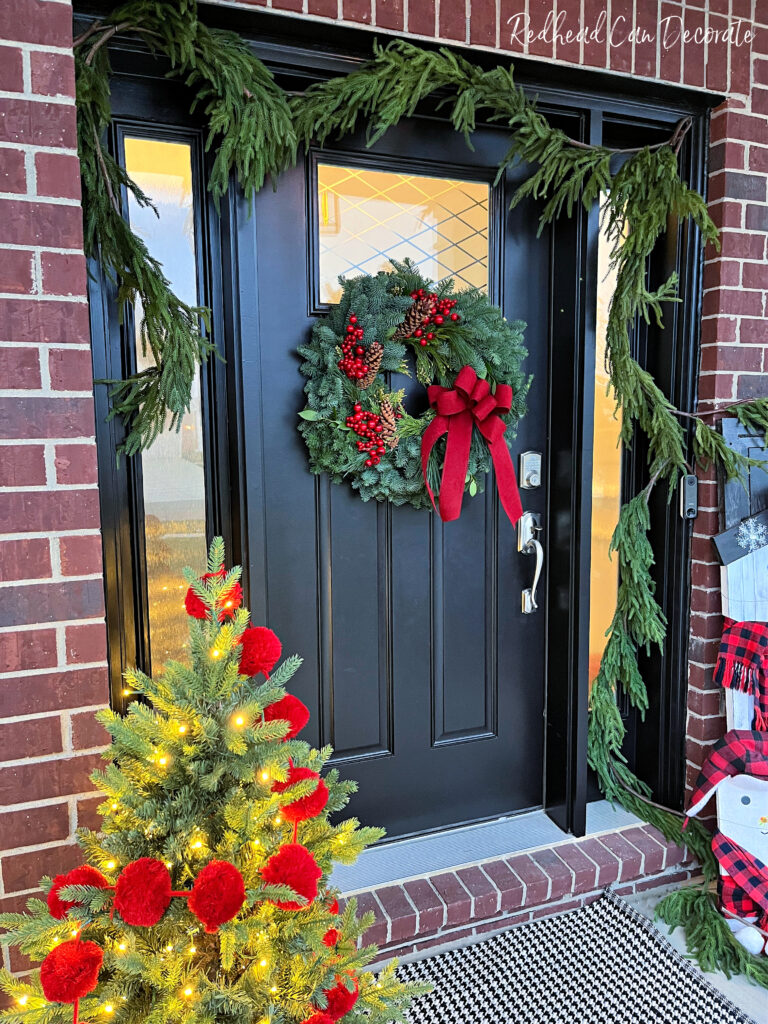 Free Lynch Creek Farm Christmas Wreath Giveaway & 2024 Redheadcandecorate.com Christmas Tour