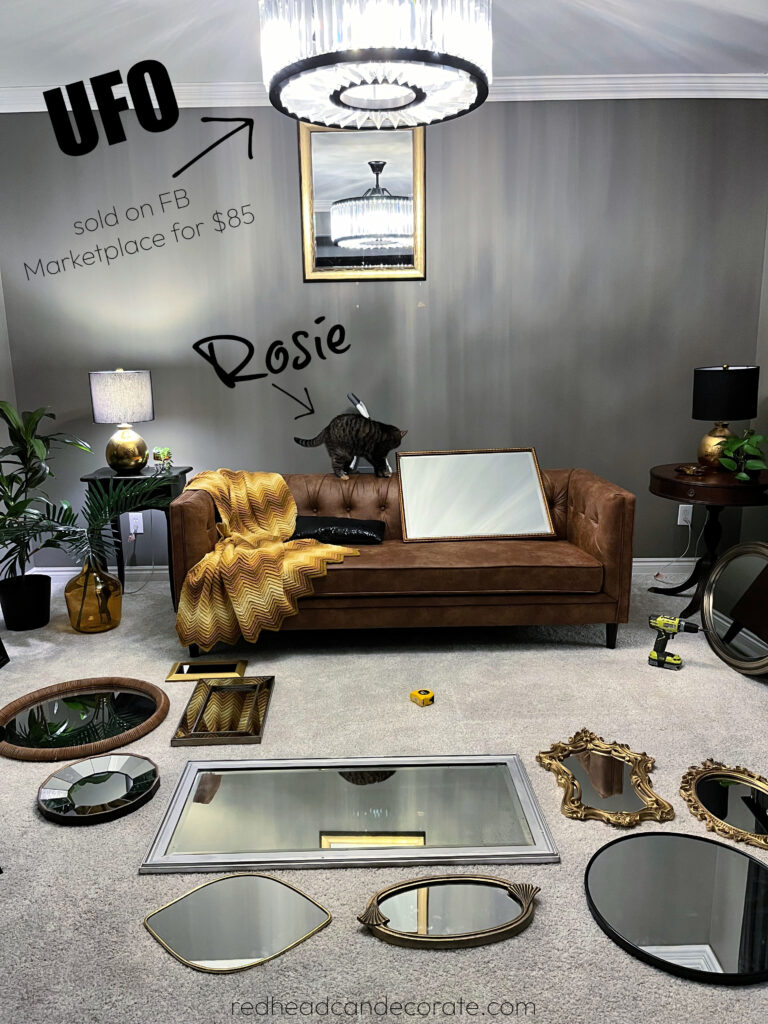 How to Create a Thrift Store Mirror Wall