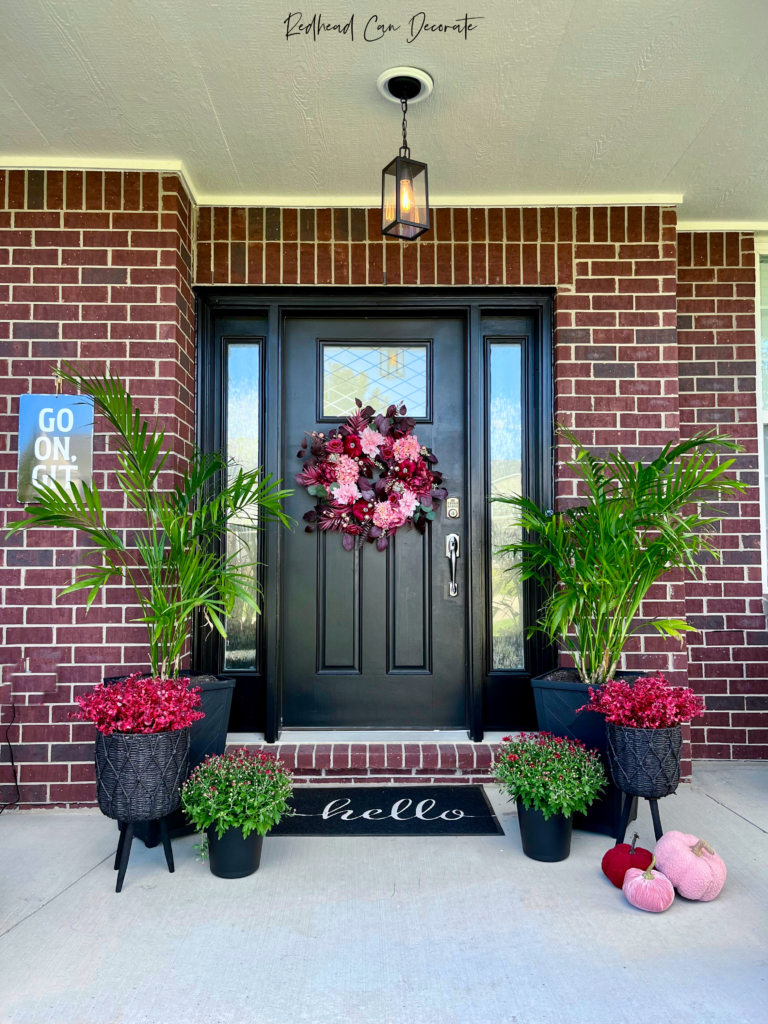 How to Use Non-traditional Colors for a Unique Fall Porch