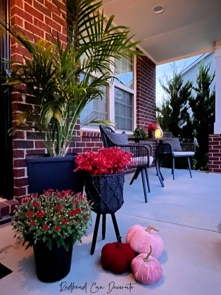 How to Use Non-traditional Colors for a Unique Fall Porch
