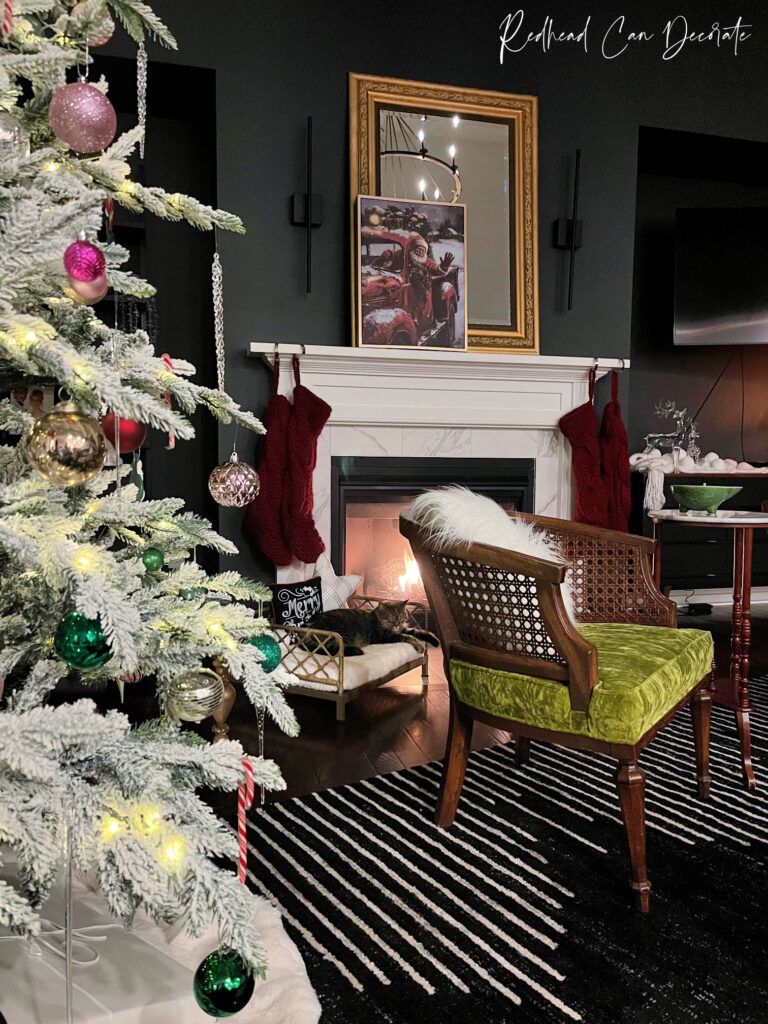 Redhead's Gorgeous 12 Foot Flocked Christmas Tree Tour