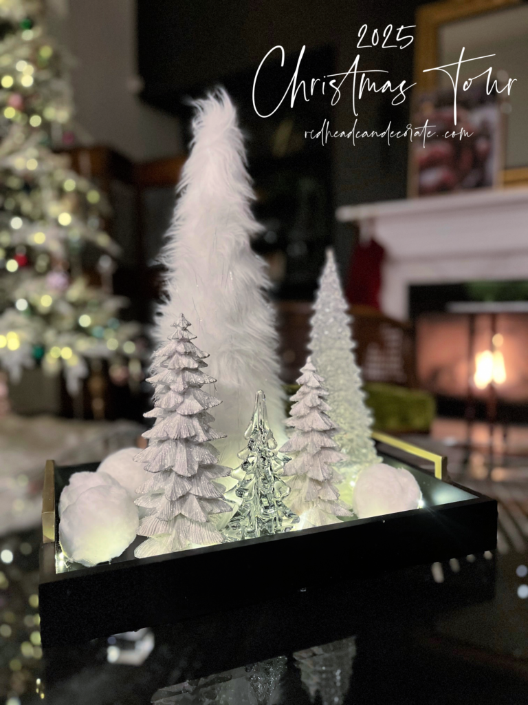 Redhead's Gorgeous 12 Foot Flocked Christmas Tree Tour