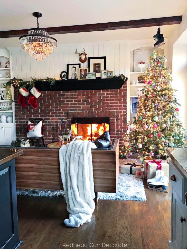 Redhead's Gorgeous 12 Foot Flocked Christmas Tree Tour